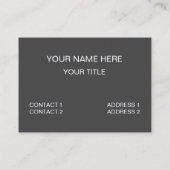 Ziege Visitenkarte (Rückseite)