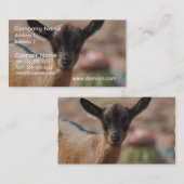 Ziege Visitenkarte (Vorne/Hinten)