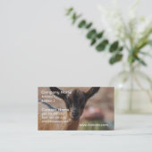 Ziege Visitenkarte (Stehend Vorderseite)