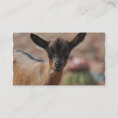 Ziege Visitenkarte (Rückseite)