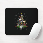 Ziege Weihnachtsbaum Snow Goat Xmas Mousepad (Mit Mouse)