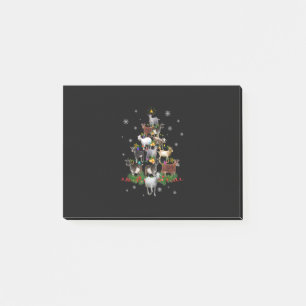 Ziege Weihnachtsbaum Snow Goat Xmas Post-it Klebezettel