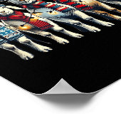 Ziege Weihnachtsziegen Weihnachtsziegen Lover Poster (Ecke)