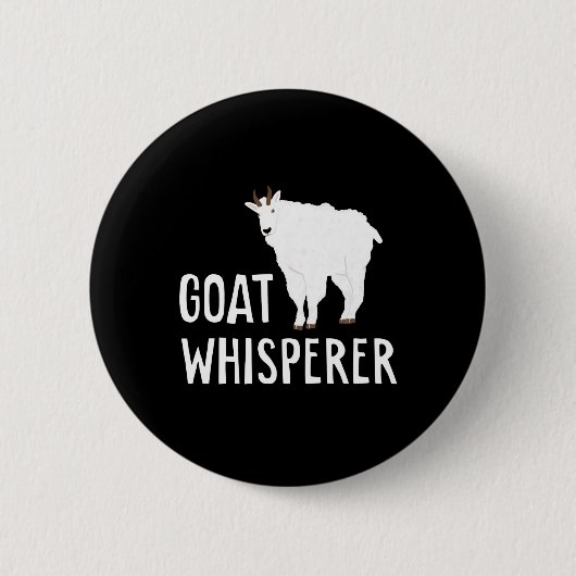 Ziege Whisperer Funny Goat Farm Hemd Hausziege Button (Vorderseite)
