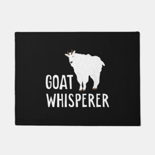 Ziege Whisperer Funny Goat Farm Hemd Hausziege Fußmatte