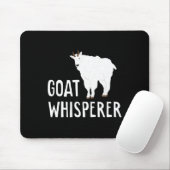 Ziege Whisperer Funny Goat Farm Hemd Hausziege Mousepad (Mit Mouse)