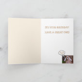 Ziege Will Geburtstagskarte Karte (Innenseite)