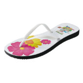 ZIEGE | Woll einfach ein Teestück mit Ziegen zu ha Badesandalen (Schrägansicht)