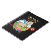 ZIEGE | Woll einfach ein Teestück mit Ziegen zu ha Notizblock (Linke Seite)