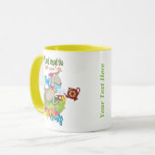 ZIEGE | Woll einfach ein Teestück mit Ziegen zu ha Tasse (Vorderseite Links)