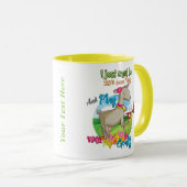 ZIEGE | Woll einfach ein Teestück mit Ziegen zu ha Tasse (VorderseiteRechts)