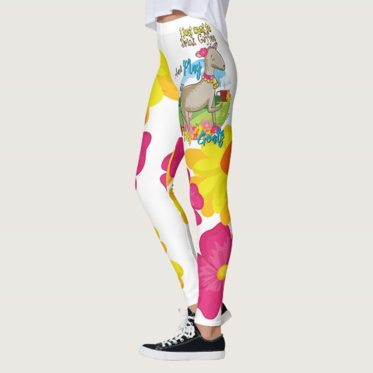 ZIEGE | Woll einfach Kaffee mit Ziegen zu trinken Leggings (Links)