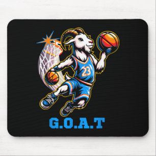 Ziege Ziege Baseballspieler spielt Baseball lustig Mousepad