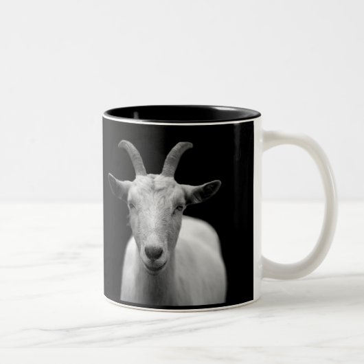 Ziege Zweifarbige Tasse (Rechts)