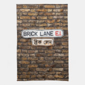 Ziegel Lane Tee Geschirrtuch (Vertikal)