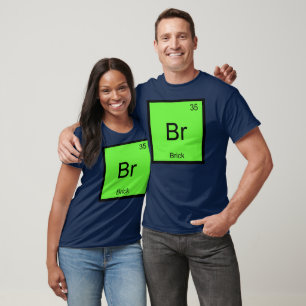 Ziegel Name Chemie Element Periodensystem T-Shirt