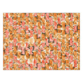 Ziegelartig zeichnend mit hellen Farbtönen Tischdecke (Vorderseite (Horizontal))