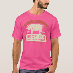 Ziegelbauernhof, so gierig wie ein Schweinefleisch T-Shirt