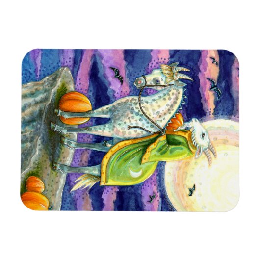 ZIEGELDEMON, SICHER GESCHAFFEN STEED FANTASY HALLO MAGNET (Horizontal)