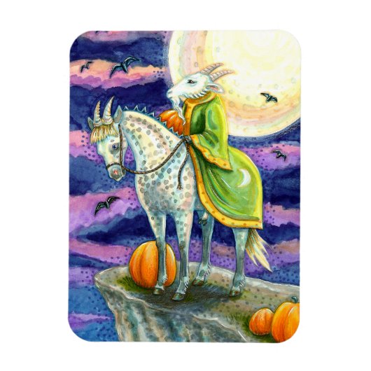 ZIEGELDEMON, SICHER GESCHAFFEN STEED FANTASY HALLO MAGNET (Vertikal)