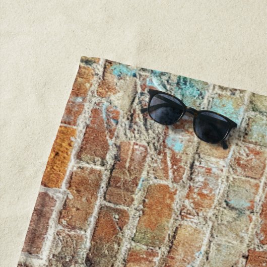 Ziegeldesign Strandtuch (Beispiel)