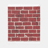 Ziegelfliese Fleecedecke (Vorderseite)