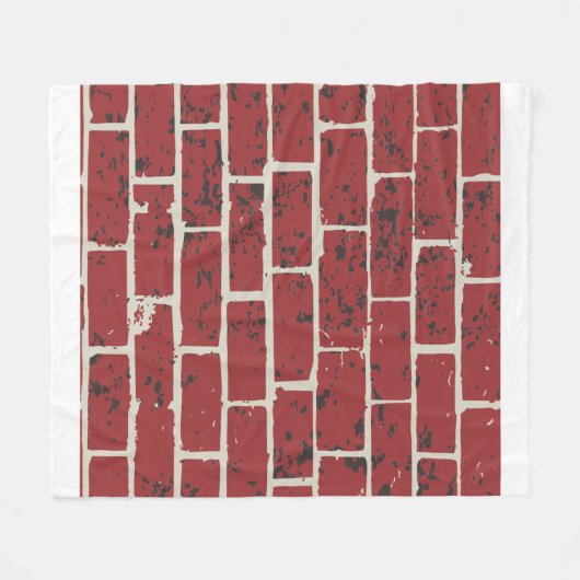 Ziegelfliese Fleecedecke (Vorderseite (Horizontal))