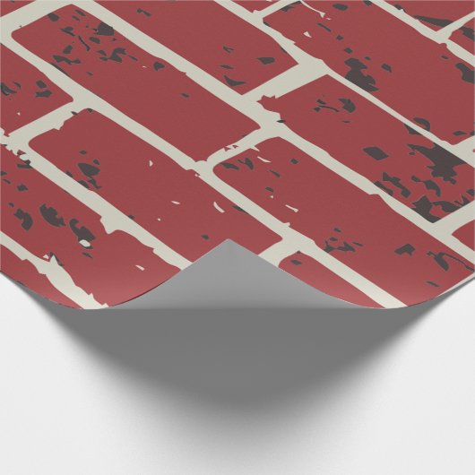 Ziegelfliese Geschenkpapier (Ecke)