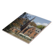 Ziegelkirche auf Minnewater Fliese (Seite)