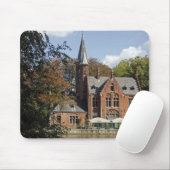 Ziegelkirche auf Minnewater Mousepad (Mit Mouse)