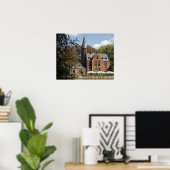Ziegelkirche auf Minnewater Poster (Heimbüro)