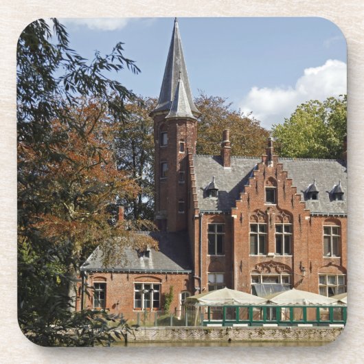Ziegelkirche auf Minnewater Untersetzer (Vorderseite)