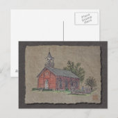 Ziegellandkirche Postkarte (Vorne/Hinten)