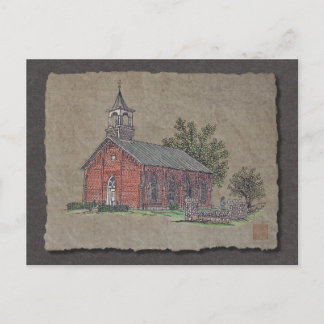 Ziegellandkirche Postkarte