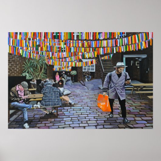 Ziegelleder Print Poster (Vorne)