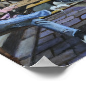 Ziegelleder Print Poster (Ecke)