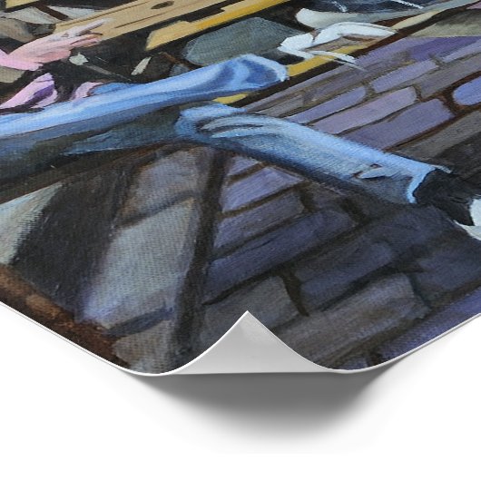 Ziegelleder Print Poster (Ecke)