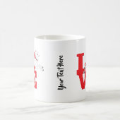 ZIEGELLOVER | RED Goat L O V E - White Goat Kaffeetasse (Mittel)