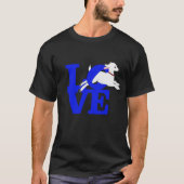 ZIEGELLOVER | ROYAL BLUE Goat L O V E DARK T-Shirt (Vorderseite)