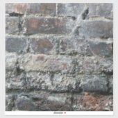 Ziegelmauer Aufkleber (Blatt)