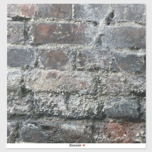 Ziegelmauer Aufkleber (Blatt)