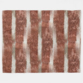 Ziegelmauer aus rotem Ziegelstein Fleecedecke (Vorderseite (Horizontal))