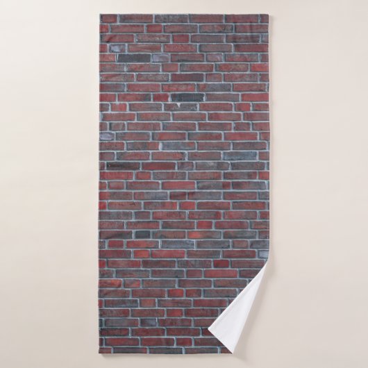 Ziegelmauer Badehandtuch (Badehandtuch)