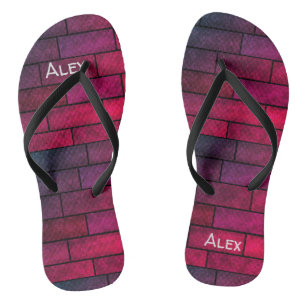 Ziegelmauer Badesandalen