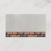 Ziegelmauer | Bauwerkzeuge und Harthut Visitenkarte (Rückseite)