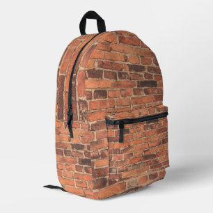Ziegelmauer Bedruckter Rucksack
