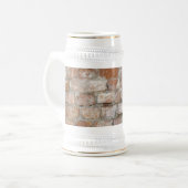 Ziegelmauer Bierglas (Vorderseite Links)