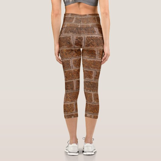 Ziegelmauer Capri Leggings (Rückseite)