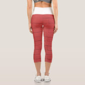 Ziegelmauer Capri Leggings (Rückseite)