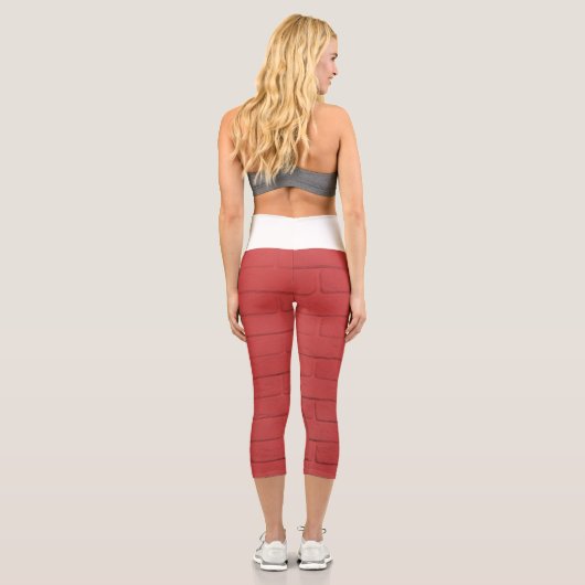 Ziegelmauer Capri Leggings (Rückseite)